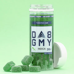 DELTA 8 GUMMIES - 30CT Twisted Lime 750mg – INDICA Real Product Image