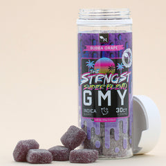 THE STRONGEST GMY - 30CT Bubba Grape 6000mg (200mg ea.) - INDICA A Gift From Nature
