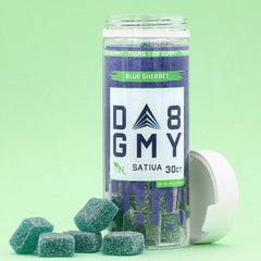 DELTA 8 GUMMIES - 30CT Blue Sherbert 750mg – SATIVA Real Product Picture