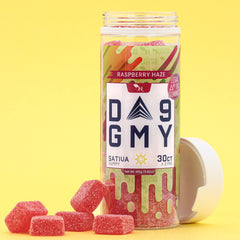 DELTA 9 GUMMIES - 30CT Raspberry Haze 810mg (15mg ea.) – SATIVA Real Product Picture