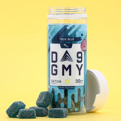 DELTA 9 GUMMY'S - 30CT True Blue 810mg (15mg ea.) – SATIVA Real Product Picture