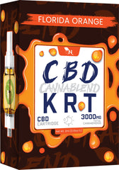 CBD Cartridge Florida Orange - 3000mg real product 3d mockup