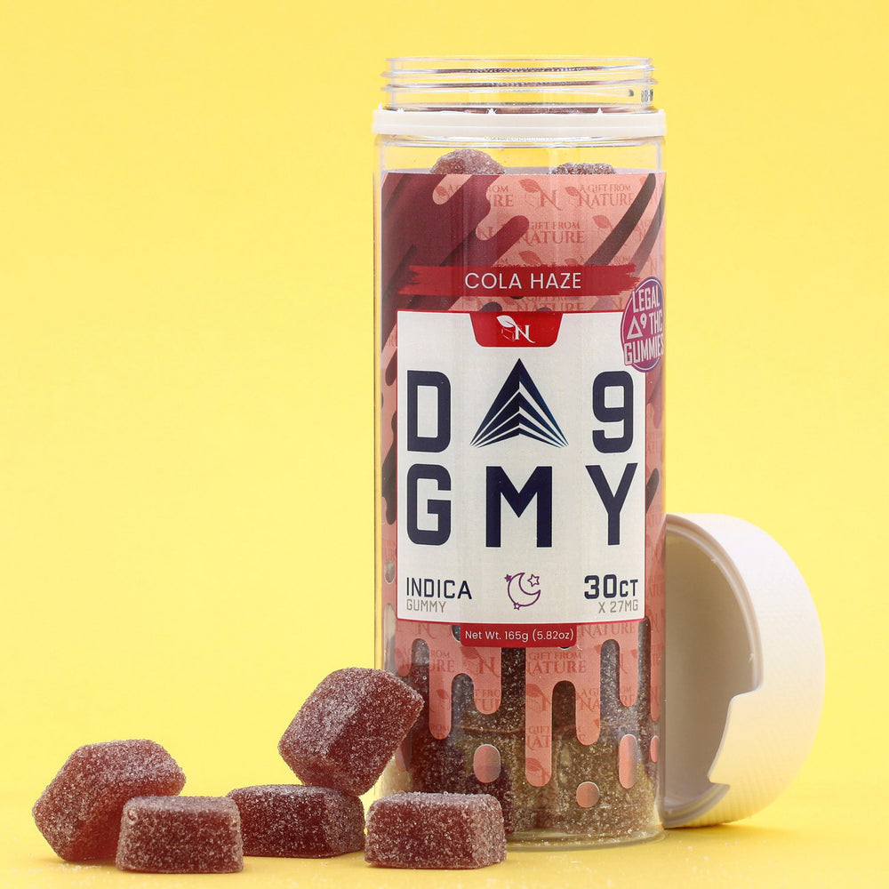 DELTA 9 GUMMIES - 30CT Cola Haze 810mg (15mg ea.) – INDICA Real Product Picture