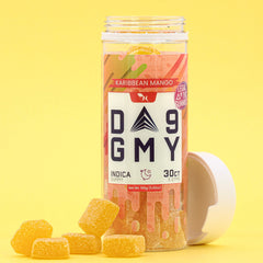 DELTA 9 GUMMIES - 30CT Karibbean Mango 810mg (15mg ea.) – INDICA Real Product Picture