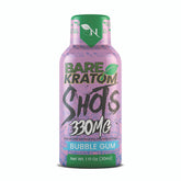 BARE KRATOM SHOTS - BUBBLE GUM - 330MG