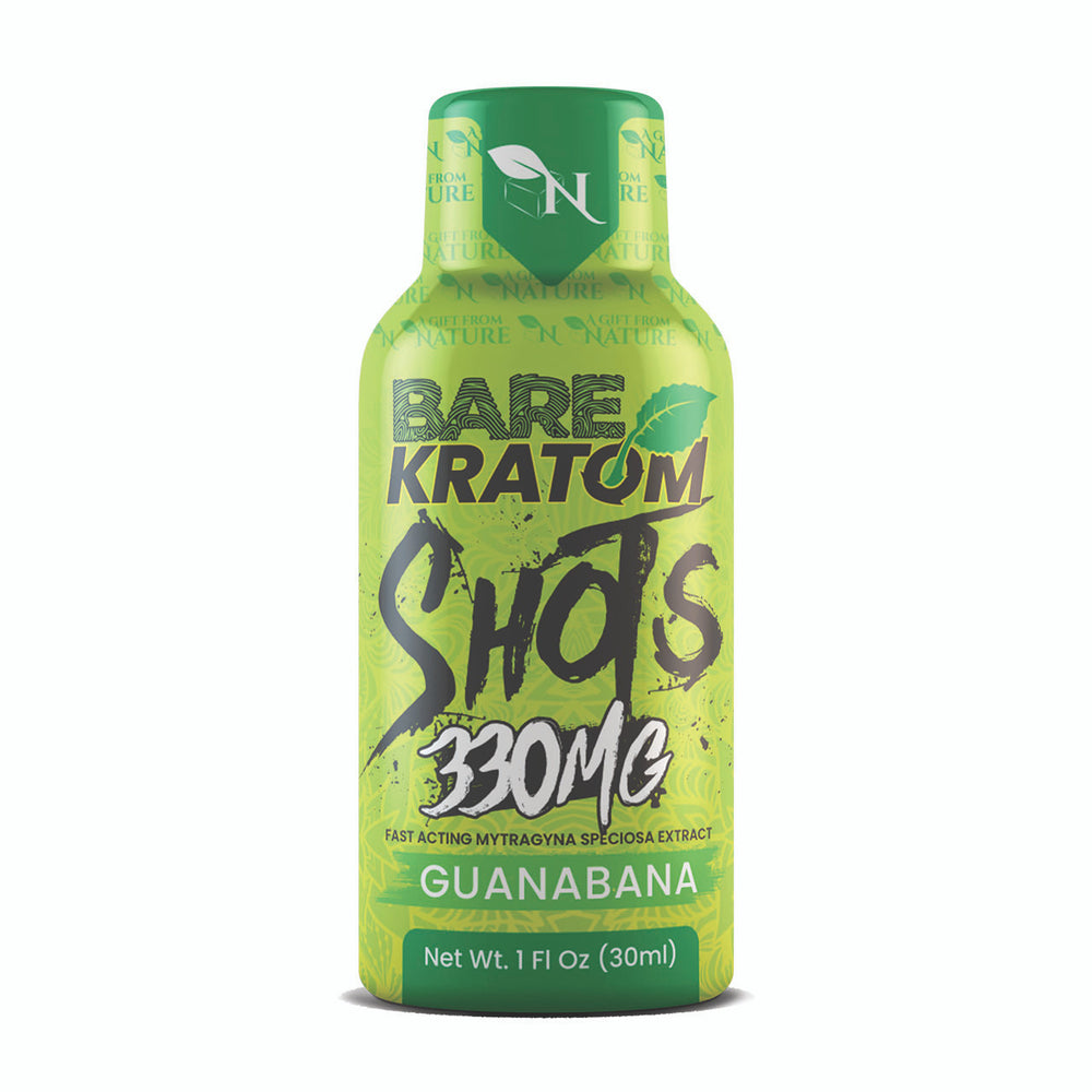 BARE KRATOM SHOTS - GUANABANA - 330MG
