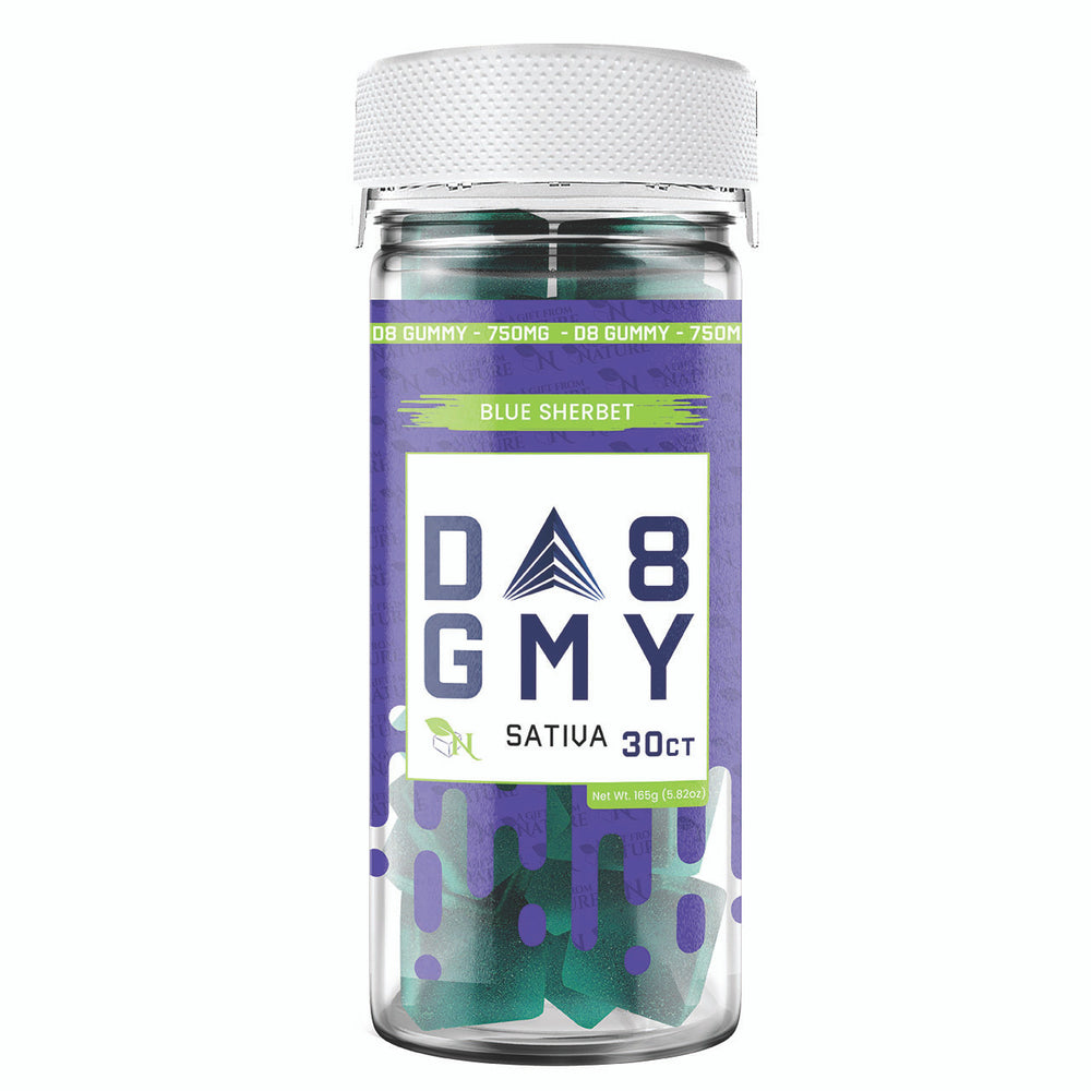 DELTA 8 GUMMIES - 30CT Blue Sherbert 750mg – SATIVA