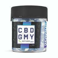 CBD GUMMIES - FOR BALANCE - 50CT - Blue Razz Rings - 2500MG