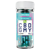 CBD GUMMIES - FOR BALANCE - 30CT Cotton Candy 1500mg – HYBRID real product picture 3d mockup