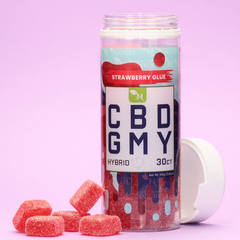 CBD GUMMIES - FOR BALANCE - 30CT Strawberry Glue HYBRID