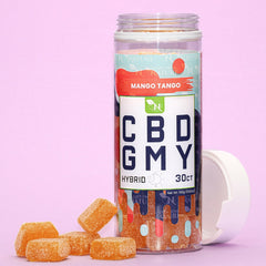 CBD GUMMIES FOR BALANCE 30 count Mango Tango 1500mg HYBRID Real Product Picture