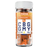 CBG GUMMIES - FOR ENERGY - 30CT Peach Zlushi 1500mg (50mg ea.) – SATIVA 3d mock up picture