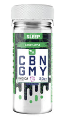 CBN GUMMIES - FOR SLEEP - 30CT Candy Apple 1500mg – INDICA 3d mockup