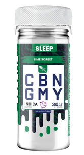 CBN GUMMIES - FOR SLEEP - 30CT Lime Sorbet 1500mg – INDICA