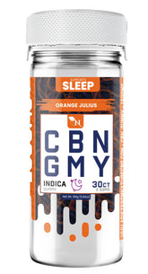 CBN GUMMIES - FOR SLEEP- 30CT Orange Julius 1500mg – INDICA