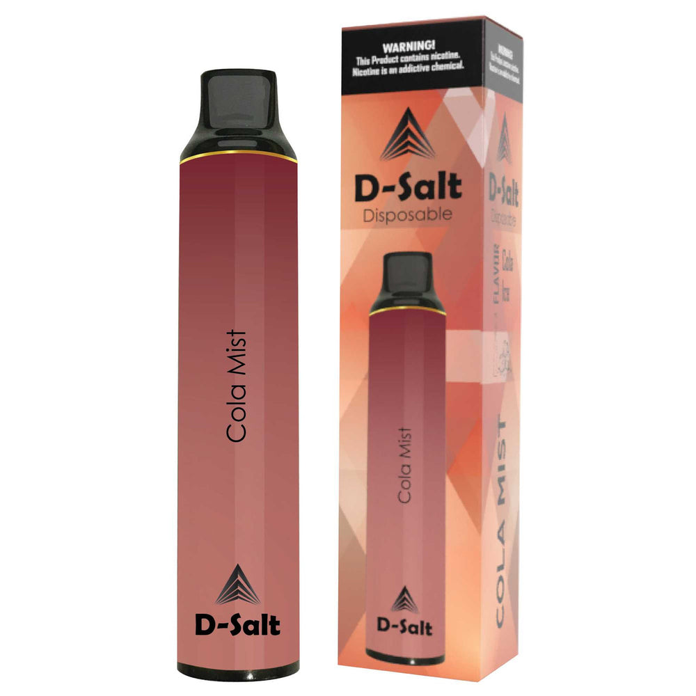 D-SALT DISPOSABLE - Cola Mist 1500 PUFFS - HYBRID A Gift From Nature