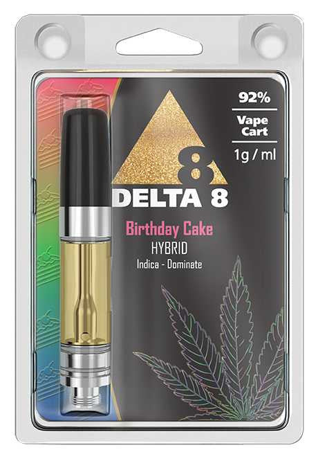Birthday Cake Delta 8 Cartridge 920mg | Indica-Dominant A Gift From Nature CBD Birthday Cake Delta 8 Cartridge 920mg | Indica-Dominant A Gift From Nature CBD