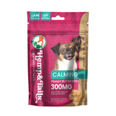Hemp & Tails CBD Dog Treats - Calming Peanut Butter Bites in vibrant packaging