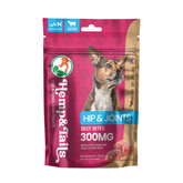 Hemp & Tails CBD Dog Treats - Hip & Joints Beef Bites in vibrant packaging