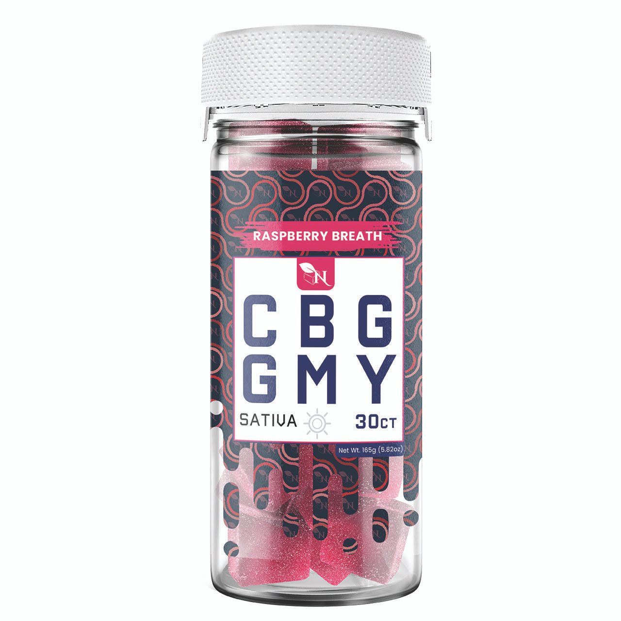 Raspberry Breath CBG Gummies | 1500mg Uplift 50mg Each – A Gift