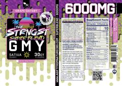 THE STRONGEST GUMMIES Single Package - 50CT - GRAPE GATSBY - SATIVA