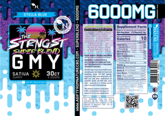 THE STRONGEST GUMMIES Single Package - 50CT - STELLA BLUE - SATIVA