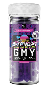 THE STRONGEST GMY - 30CT Bubba Grape 6000mg (200mg ea.) - INDICA A Gift From Nature