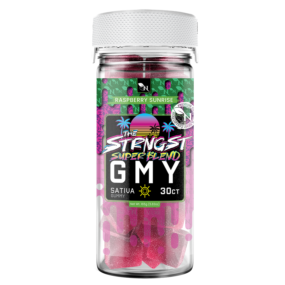 THE STRONGEST GMY - 30CT Raspberry Sunrise 6000mg (200mg ea.) - SATIVA