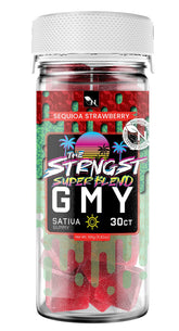 THE STRONGEST GMY - 30CT Sequioa Strawberry 6000mg (200mg ea.) - SATIVA A Gift From Nature