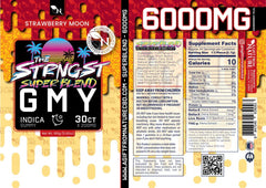 THE STRONGEST GUMMIES Single Package - 50CT - STRAWBERRY MOON - INDICA