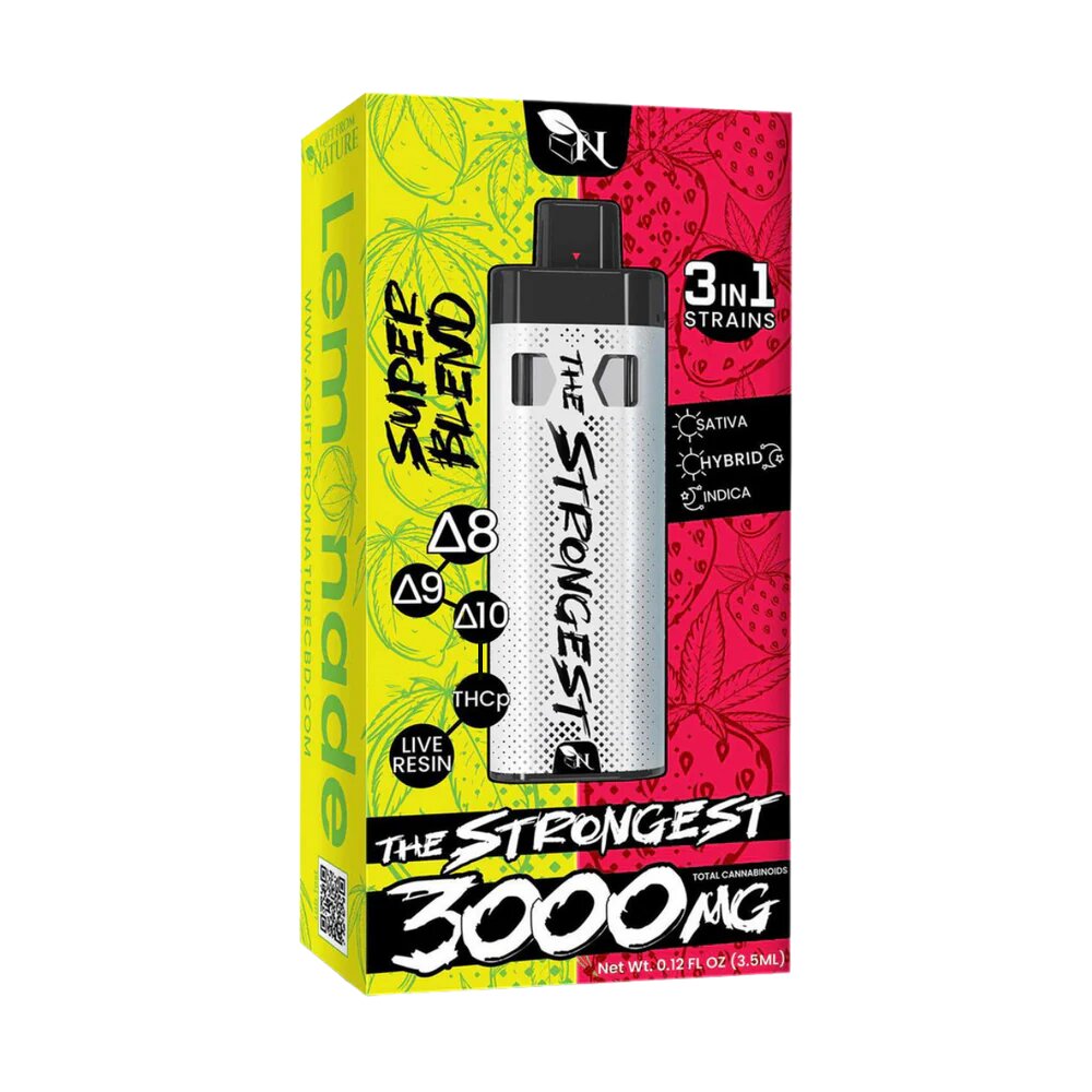 Lemonade/Strongberry 3-in-1 CBD Vape - 3000mg| The Strongest A Gift From Nature CBD Lemonade/Strongberry 3-in-1 CBD Vape - 3000mg| The Strongest A Gift From Nature CBD