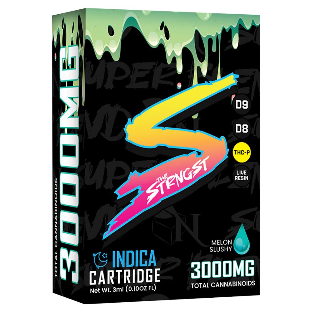 The Strongest Cartridge 3000mg Melon Slushy Indica