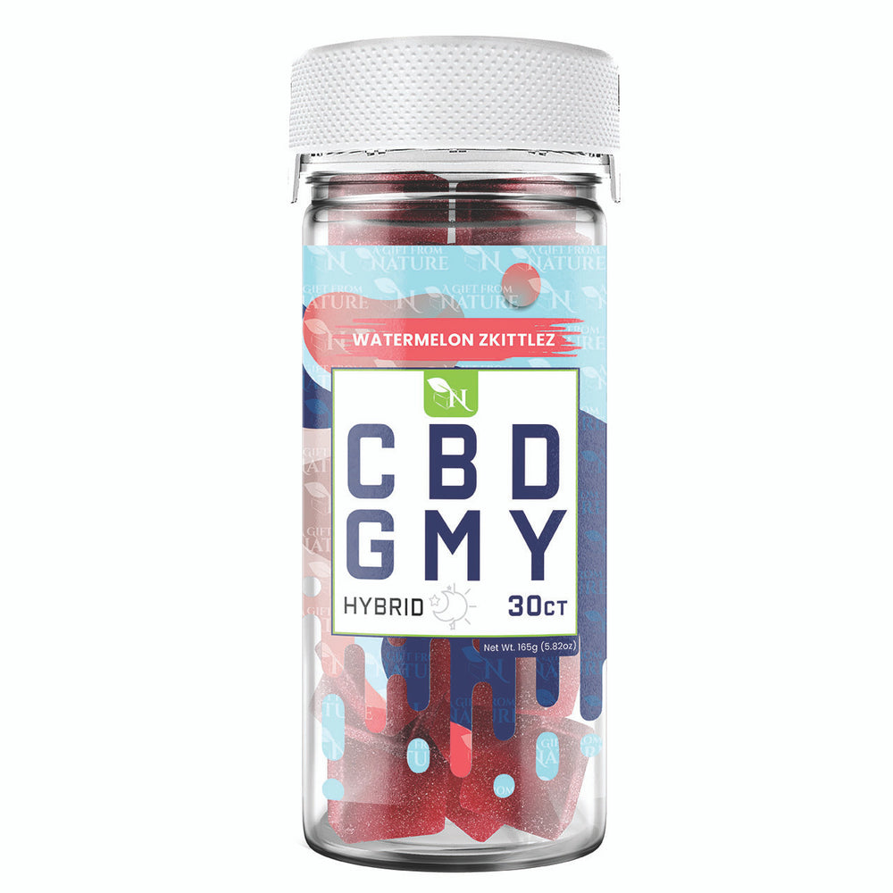 CBD GUMMIES - FOR BALANCE - 30CT Watermelon Zkittlez 1500mg HYBRID
