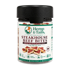 Hemp & Tails Steakhouse Beef Bites – CBD Dog Treats