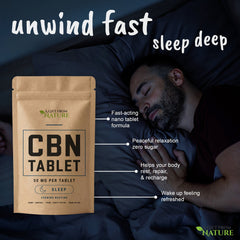 CBN Nano Tablets for nighttime wind-down and sleep routine