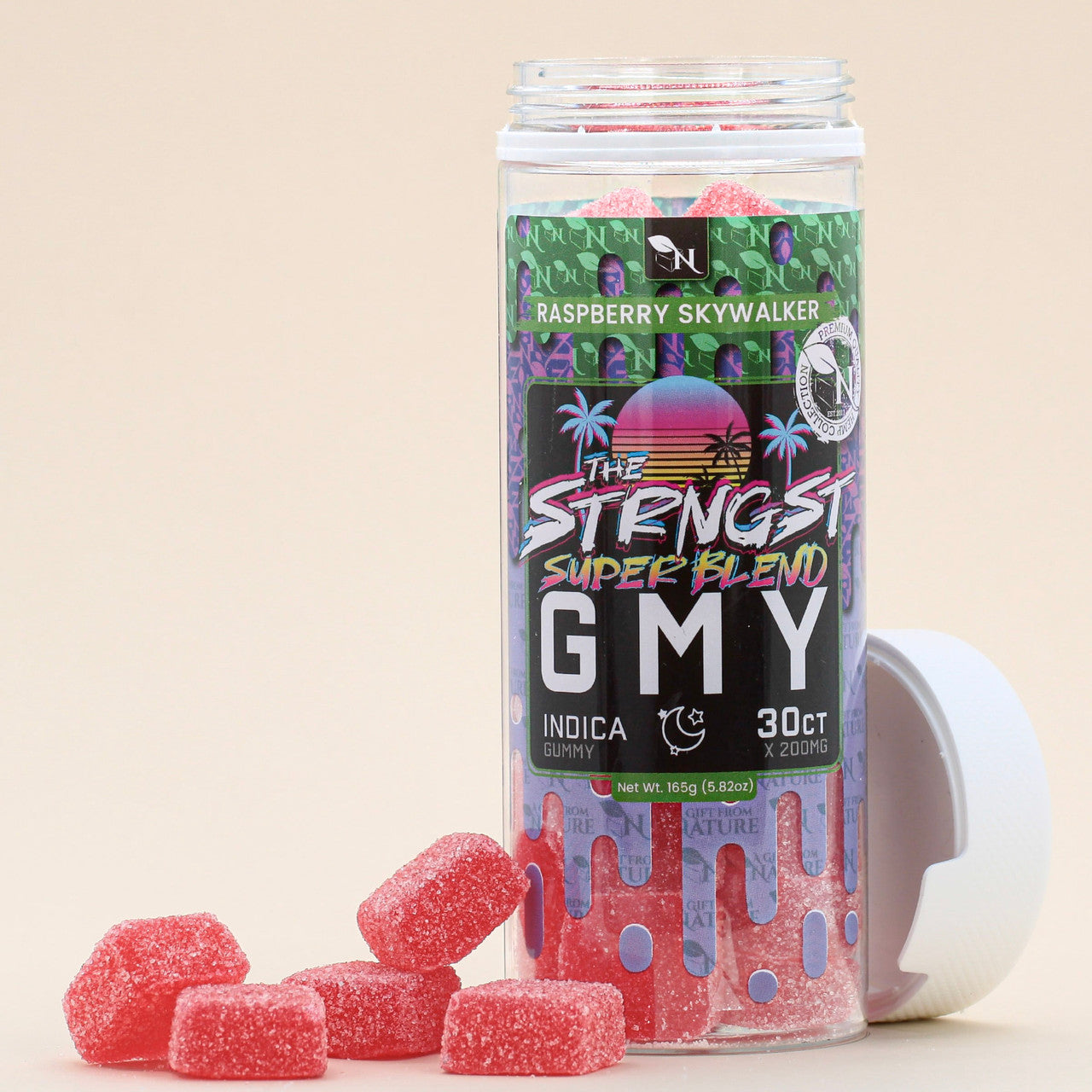 THE STRONGEST GMY - 30CT Raspberry Skywalker 6000mg (200mg ea.) - INDICA