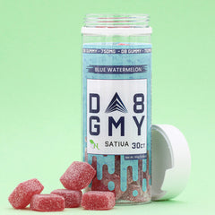 DELTA 8 GUMMIES - 30CT Blue Watermelon 750mg (25mg ea.) – SATIVA Real Product Picture