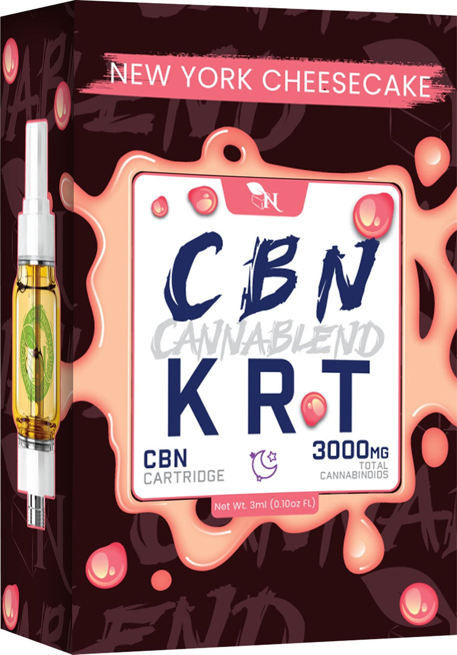 CBN Cartridge New York Cheescake - 3000mg real product 3d mockup