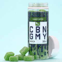 CBN GUMMIES - FOR SLEEP - 30CT Candy Apple 1500mg – INDICA Real Product Picture