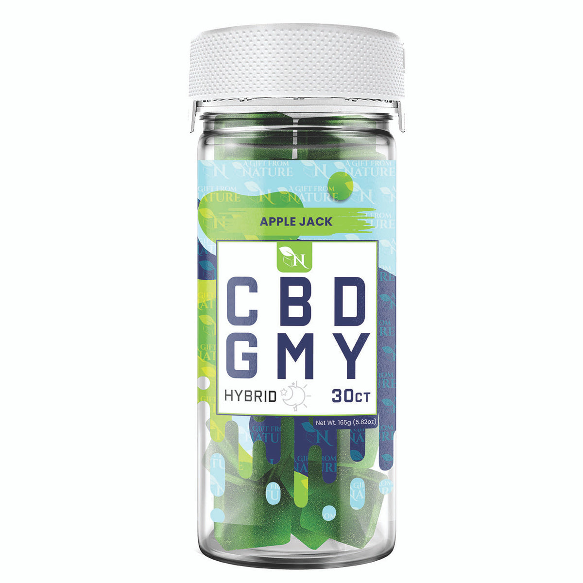 CBD GUMMIES - FOR BALANCE - 30CT Apple Jack 1500mg  – HYBRID