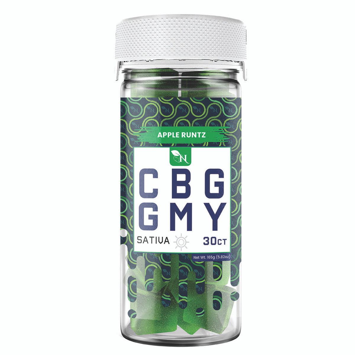 CBG GUMMIES - FOR ENERGY - 30CT Apple Runtz 1500mg – SATIVA