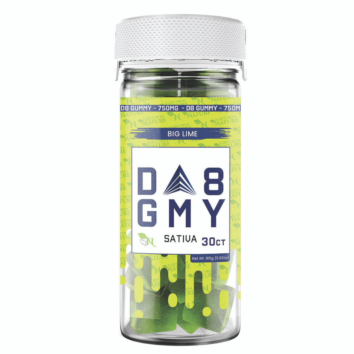 DELTA 8 GUMMIES - 30CT Big Lime 750mg  – SATIVA