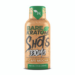BARE KRATOM SHOTS - CAFE MOCHA - 330MG