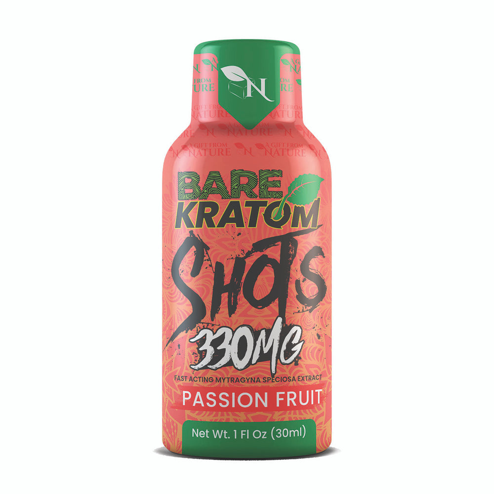 BARE KRATOM SHOTS - PASSION FRUIT - 330MG