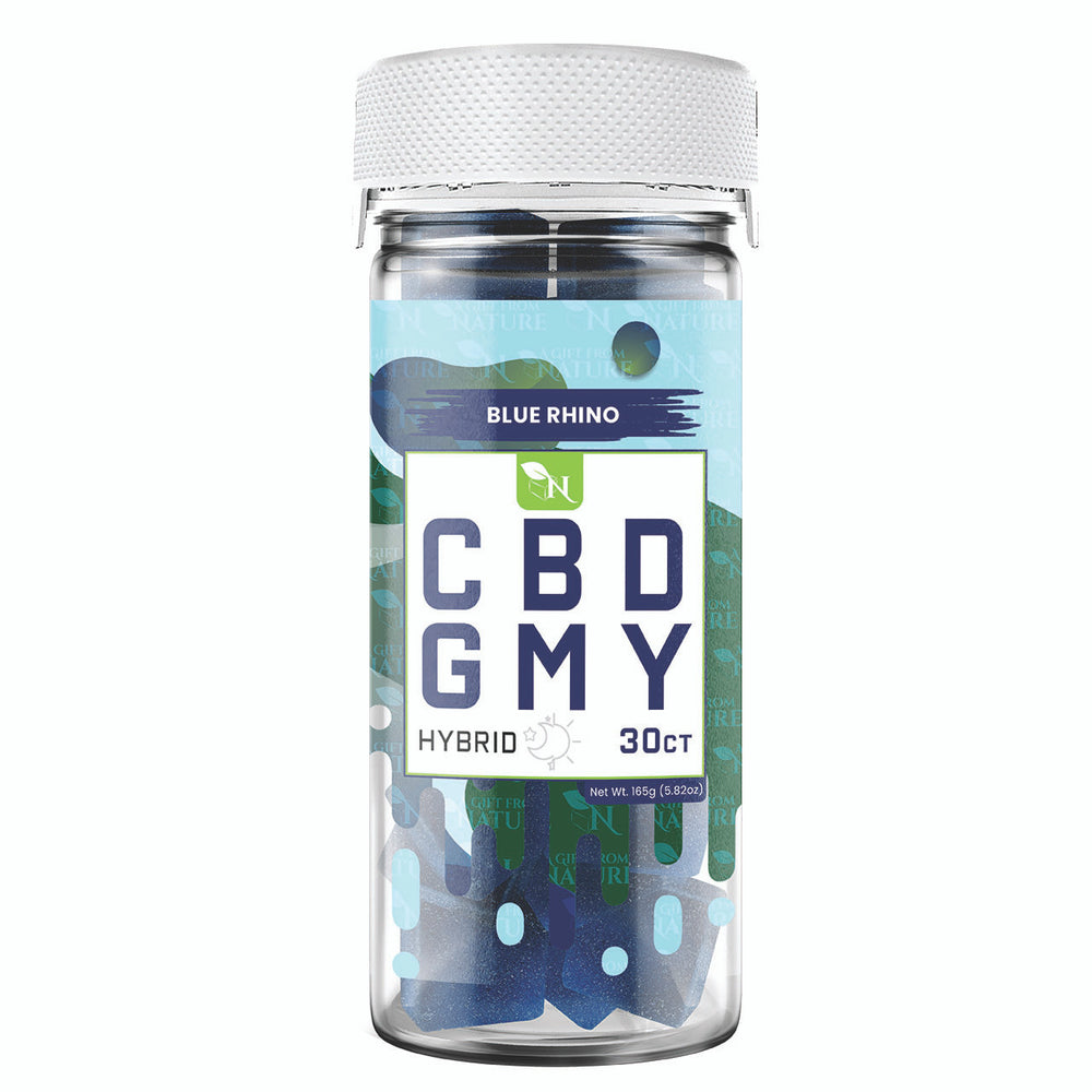 CBD GUMMIES - FOR BALANCE - 30CT Blue Rhino 1500mg (50mg ea.) – HYBRID