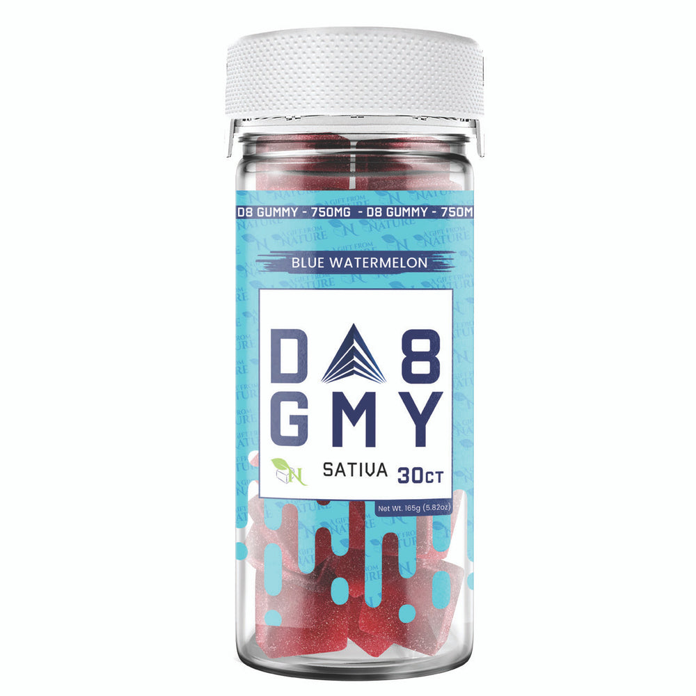 DELTA 8 GUMMIES - 30CT Blue Watermelon 750mg (25mg ea.) – SATIVA