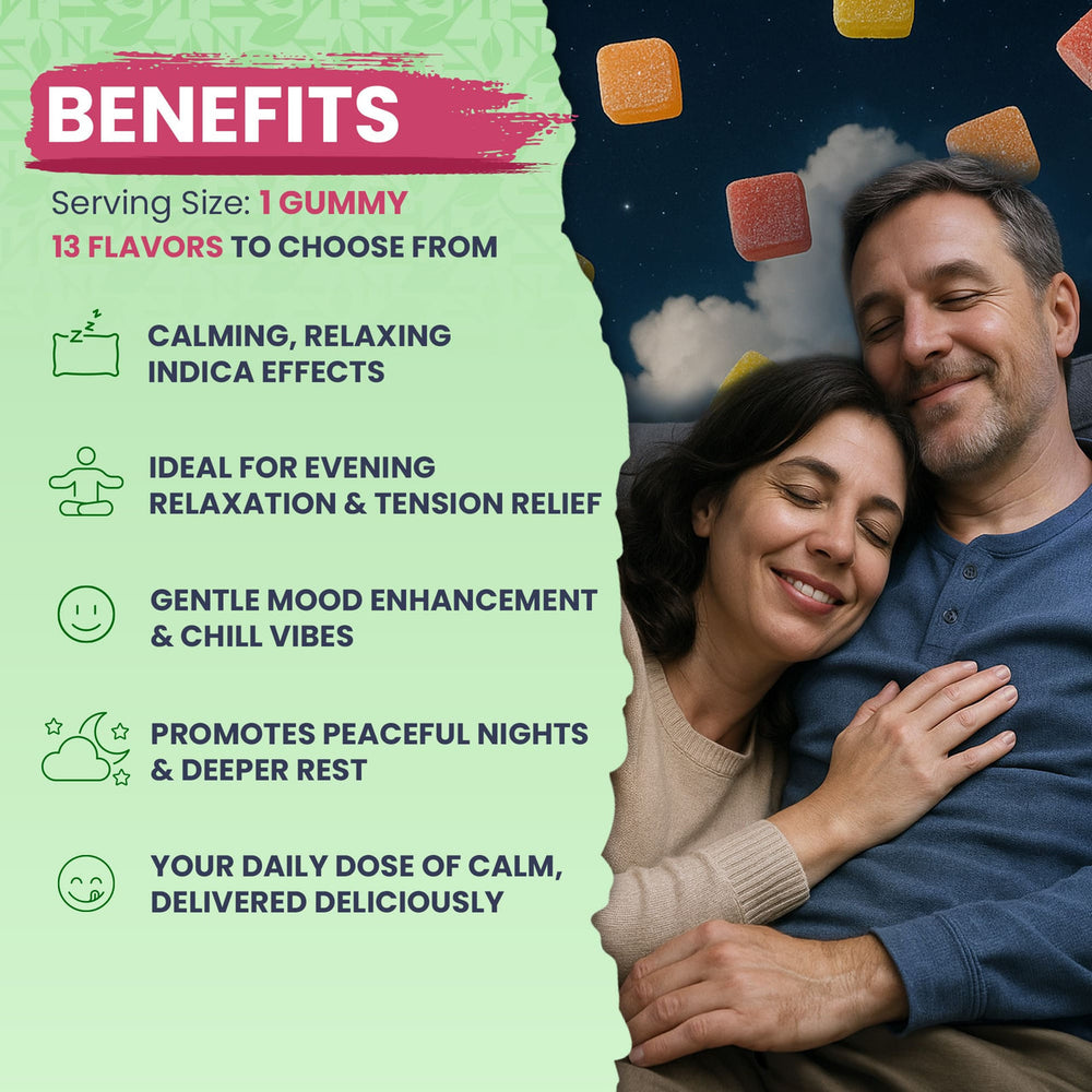 DELTA 8 Gummies for sleep Twisted Lime Indica benefits