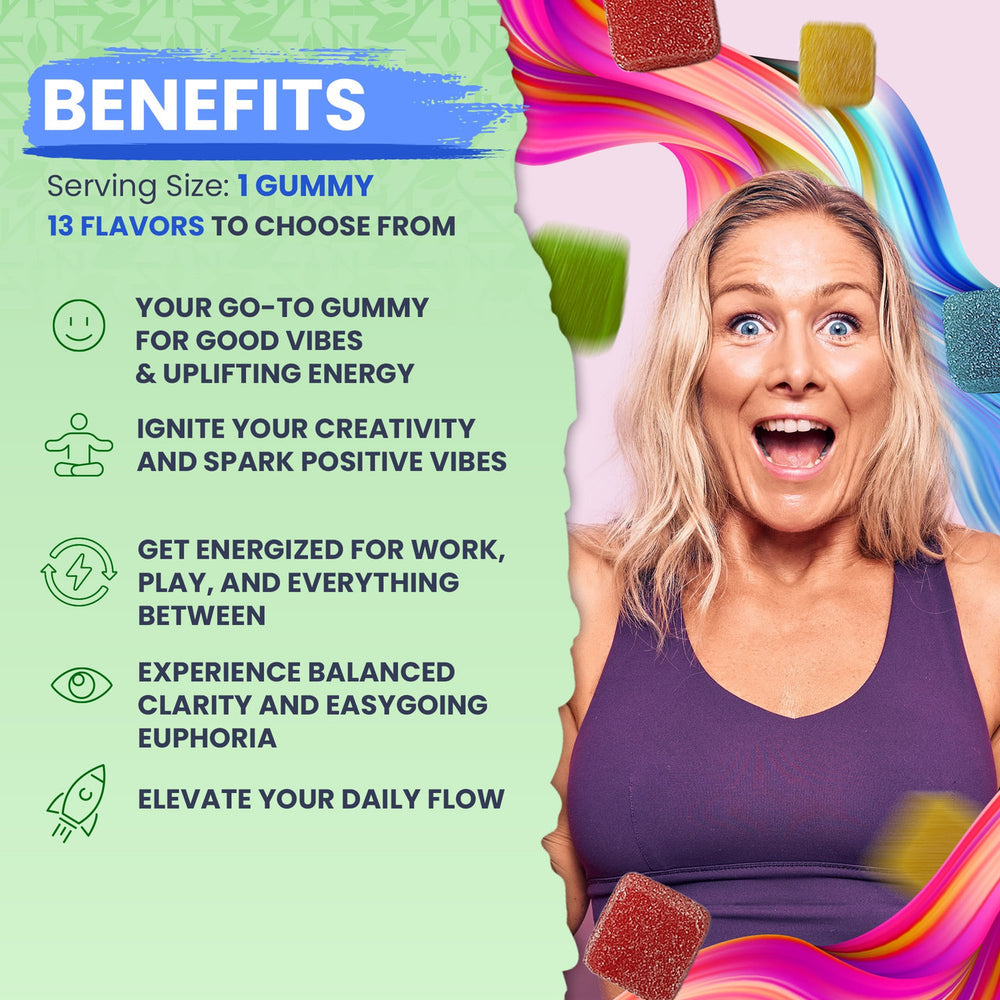 DELTA 8 Gummies for uplifting Cola OG Sativa benefits