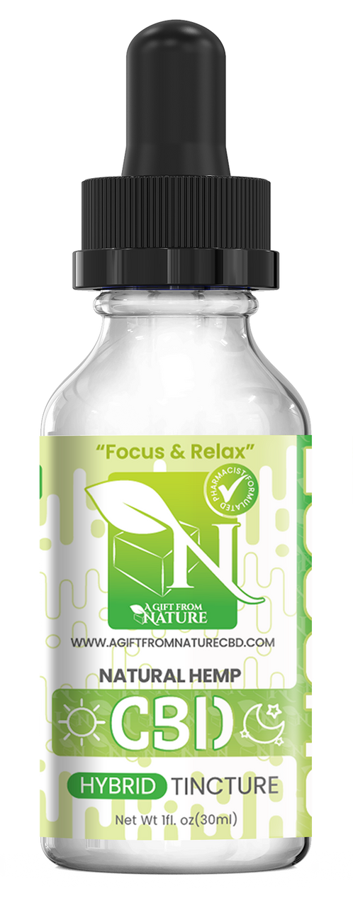 CBD TINCTURE FOR FOCUS AND RELAXATION - 3000MG - HYBRID