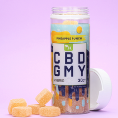 CBD GUMMIES - FOR BALANCE - 30CT Pineapple Punch 1500mg  – HYBRID